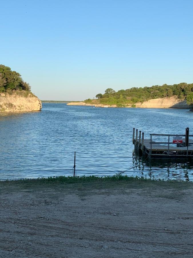 Lake Whitney Log Cabin Lakewood Harbor Kültér fotó