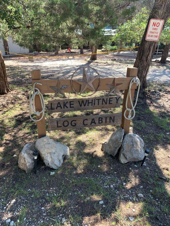 Lake Whitney Log Cabin Lakewood Harbor Kültér fotó